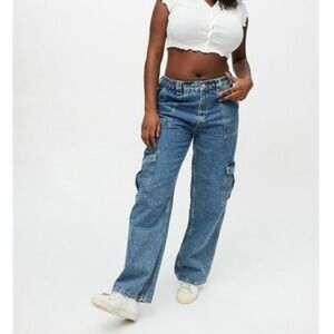 BDG Blue Denim Cargo Jeans